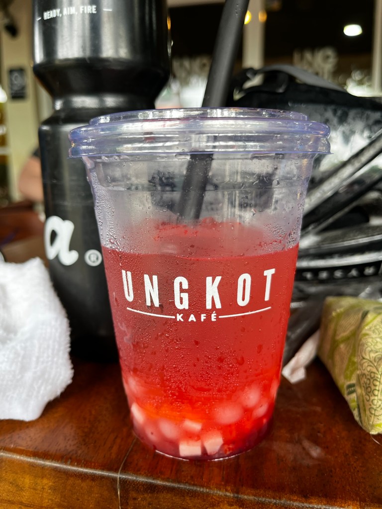 Strawberry juice from Ungkot Cafe and Restaurant in Lobo, Batangas